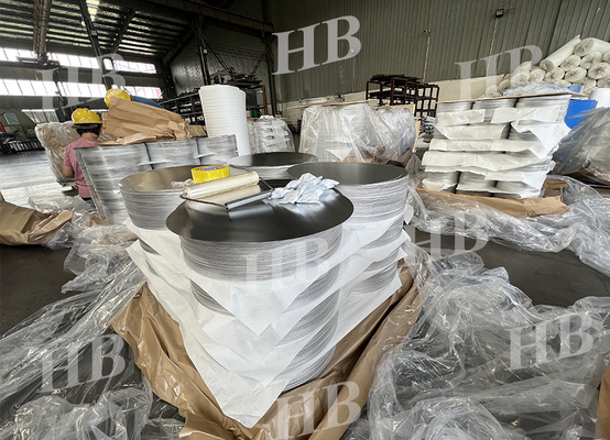 5 Series Alloy Aluminium Berkualitas Tinggi Digunakan Untuk Non Stick Pot Aluminium Round Plate Dan Aluminium Wafer