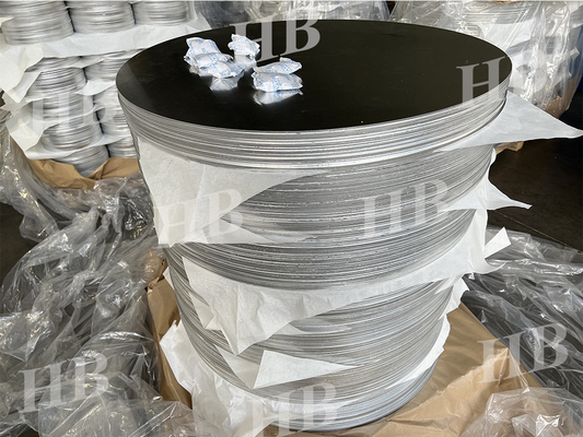 1060 - H14 Aluminium Wafer Circle Discs Smooth Untuk Tanda Peringatan Jalan Seri 1