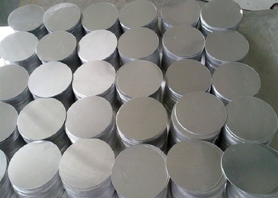 Lingkaran Disc Aluminium dipotong sesuai ukuran untuk papan tanda reflektif, perabotan jalan, peralatan