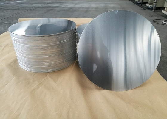 Cookware Aluminium Sheet Circle Silver Dengan Pelapis Non Black Painting Pra Painted