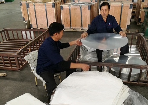 Lingkaran Lingkaran Aluminium dengan Kekuatan Tinggi Di dalam Anodizing For Fat Fryers