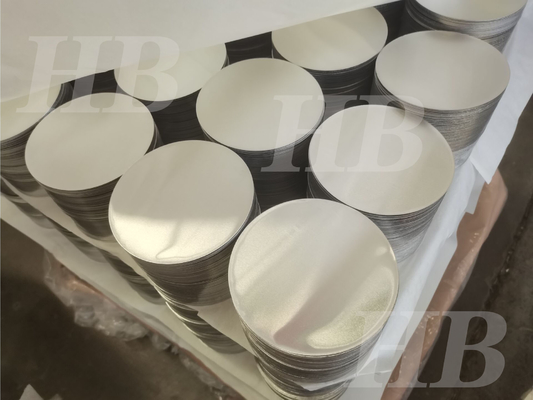 Temperature H14 / H24 1000 Series Aluminium Round Plate Tepi 2,6mm Untuk Tanda Peringatan Lalu Lintas