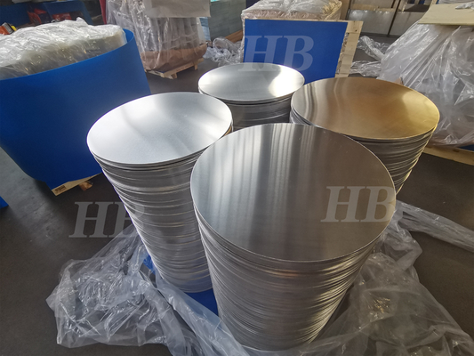 Kemurnian 99,5% Aluminium Lingkaran Lembar 1050 3003 Dengan Deep Drawing Dan Anodizing Untuk Pressure Cooker