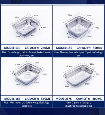 Suitable for food-grade aluminum lunch boxes in the catering industry, customized service, with over ten years of professional factory support