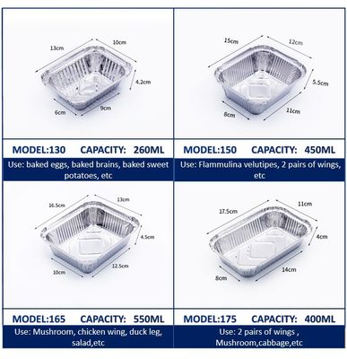 Customized Food-Grade Aluminum Foil Lunch Box for Catering Industry with Professional Factory Support