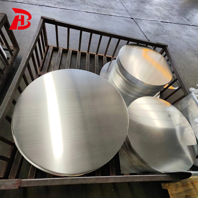 0.45- 6mm Ketebalan 100-1300 diameter Perak Aluminium Lingkaran Bulat Untuk Beberapa Penggunaan
