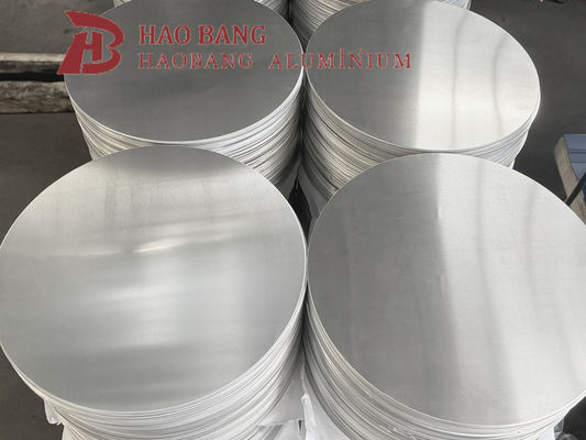 Uniform Perak Aluminium Lingkaran 1050 80-1600MM Dia untuk pencahayaan reflektor