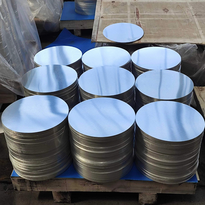 Kemurnian 99,5% Aluminium Lingkaran Plat 1050 3003 Untuk Deep Drawing Dan Anodizing