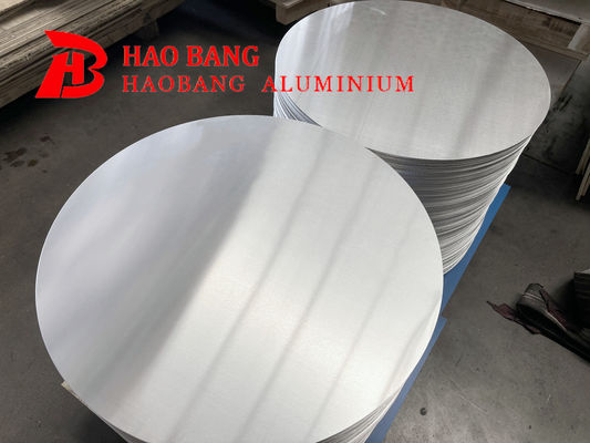 Lingkaran Aluminium Kosong 3003 1050 1060 Temper H18 Diameter 100–1000mm Cakram Penarikan Dalam untuk Peralatan Masak Stamping