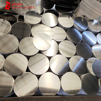 Disesuaikan 6mm Alloy 3003 Lingkaran Aluminium Plate H14 Temper Untuk Non Slip Cookware