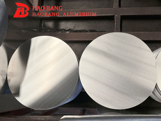 Lingkaran Aluminium Kosong 3003 1050 1060 Temper H18 Diameter 100–1000mm Cakram Penarikan Dalam untuk Peralatan Masak Stamping