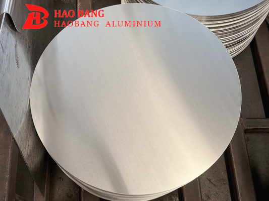 Mill Finished Surface 3000 Series Aluminium Discs Temper HO Anti Rust Surface Untuk Reflektor Lampu Lalu Lintas