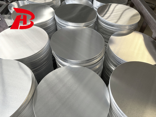 Permukaan Lapisan B209 ASTM 3003 8011 1050 1100 1060 Lingkaran Disk Aluminium untuk Pan Non Stick