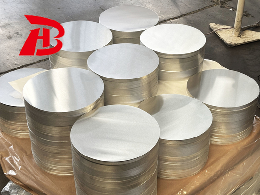 Mill permukaan selesai Casserole Aluminium Disc Lingkaran 1050 H12 H14 H16 H18 H0 Cc Bahan Dc Bahan untuk pan cover