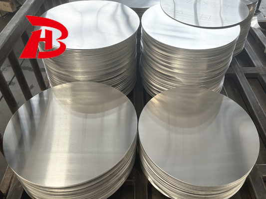 Mill permukaan selesai Casserole Aluminium Disc Lingkaran 1050 H12 H14 H16 H18 H0 Cc Bahan Dc Bahan untuk pan cover