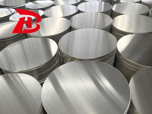 Mill permukaan selesai Casserole Aluminium Disc Lingkaran 1050 H12 H14 H16 H18 H0 Cc Bahan Dc Bahan untuk pan cover