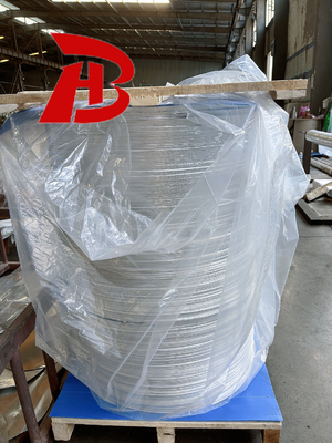 Peralatan masak profesional aluminium lingkaran 1100 1050 3003 Untuk pembuatan wajan pizza