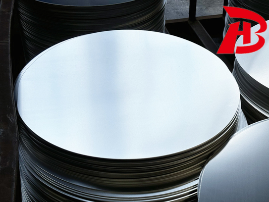 Proses Produksi Permukaan Lingkaran Aluminium halus Lempar Cermin Kinerja tarik Kuat Untuk Non Stick Cookware