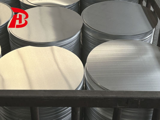 Custom Aluminium Circle 100-1000mm Diameter permukaan halus Gambar dalam untuk Stamping Industri