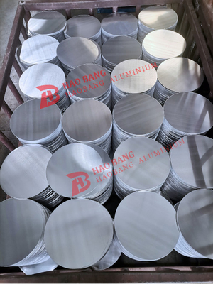 Sliver 1100 Deep Drawing DC Quality Aluminium Circle Untuk Perkakas Masak