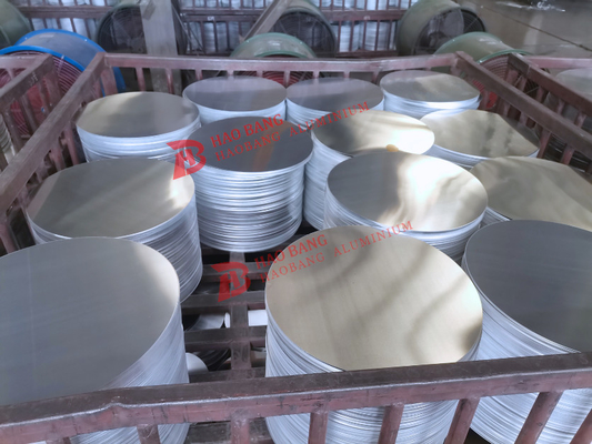 Sliver 1100 Deep Drawing DC Quality Aluminium Circle Untuk Perkakas Masak