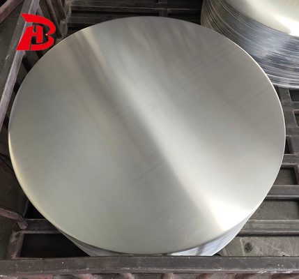 Bahan 1060 cc lingkaran aluminium yang digulung dingin untuk pelat pemanas