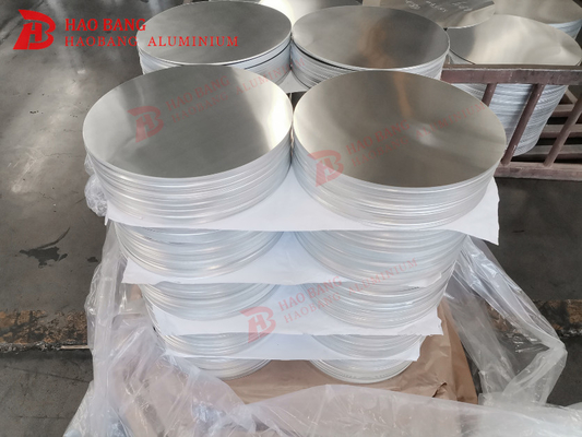 Permukaan halus cermin akhir aluminium cakram lingkaran untuk peralatan dapur