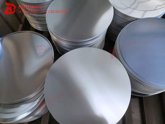99.9% murni 1100 Aluminium Lingkaran Dengan permukaan halus Dan perak finishing