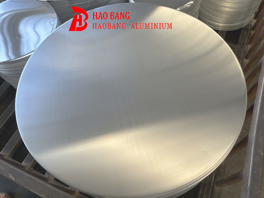 Properti tarik yang baik Lingkaran aluminium Permukaan halus Tanpa Burrs