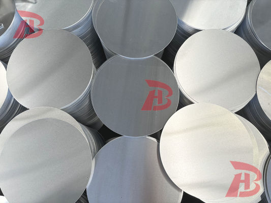 Custom Aluminium Circle 100-1000mm Diameter permukaan halus Gambar dalam untuk Stamping Industri