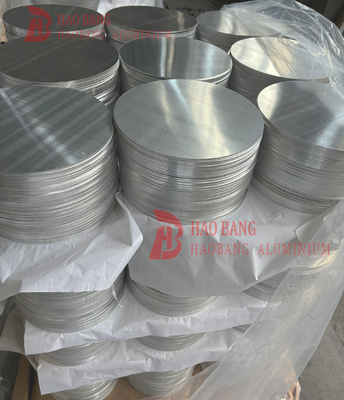 Disesuaikan 1.2mm Ketebalan 1200mm Diameter Lingkaran Aluminium Untuk peralatan dapur