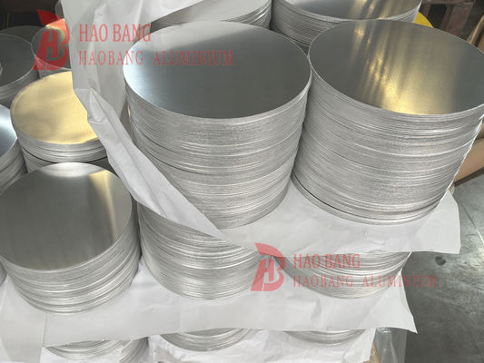 Custom Aluminium Circle 100-1000mm Diameter permukaan halus Gambar dalam untuk Stamping Industri