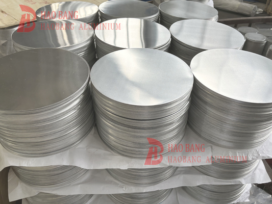 1050 Alloy Deep Drawing Aluminium Discs Circles Untuk Aluminium Cookware Pan Utensils