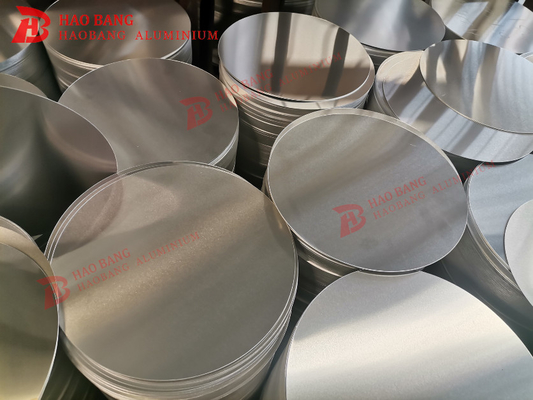 paduan 3003 lingkaran dan cakram aluminium perak yang digunakan untuk peralatan memasak