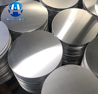 Tanda lalu lintas jalan dan industri 1,3,5 seri Aluminium Disc Lingkaran Dari Diameter 100mm Untuk 1600mm