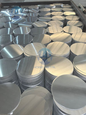 Smooth Surface High Flatness Aluminum Disc 1050 1060 3003 Alloy, 0.3–6mm Thick, Custom Size Aluminum Blank for Lamp Cover & Pots