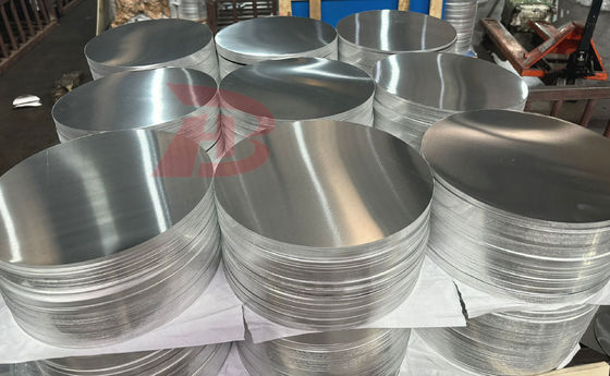 Smooth Surface High Flatness Aluminum Disc 1050 1060 3003 Alloy, 0.3–6mm Thick, Custom Size Aluminum Blank for Lamp Cover & Pots
