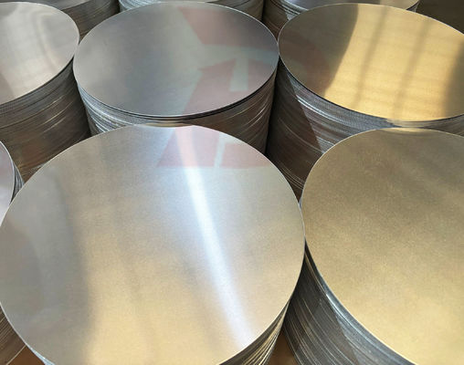 Lingkaran Aluminium Perak Tahan Karat 1080/1100 0.3-6.0MM untuk Perlengkapan Dekorasi