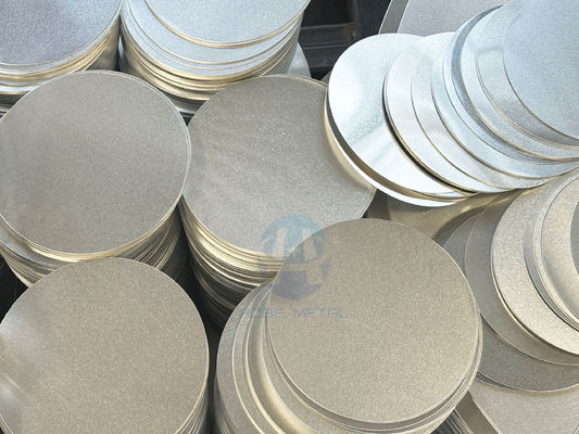 Lingkaran Aluminium Perak Berkilau Tinggi 1050/1080 80-1600MM untuk Perlengkapan Rumah Tangga
