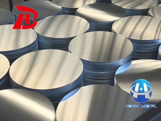 Customisable Aluminium Bulat Lingkaran 1060 1050 Deep Drawing Untuk Lamp Shade
