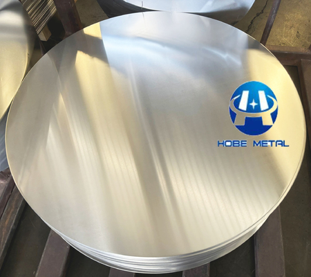 1100 Aluminium Disc Lingkaran Permukaan halus Tidak Burr Tidak Roller Printing HB