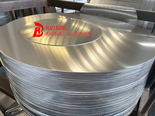 1 Series Aluminium Lingkaran Lembar Finishing Processing Permukaan halus Tidak ada tanda roll