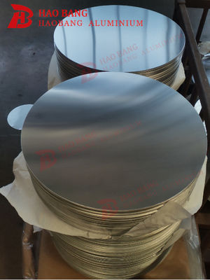 Cakram Aluminium Kerataan Tinggi Permukaan Halus Paduan 1050 1060 3003, Tebal 0,3–6Mm, Kosong Aluminium Ukuran Khusus untuk Penutup Lampu & Pot