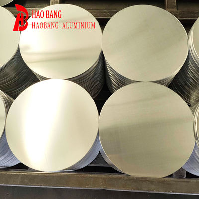 Permukaan Tinggi 1050/3003 Alloy Aluminium Disc H12 Temperature Deep Drawing Crack Resistant Custom Diameter untuk Stamping Industri