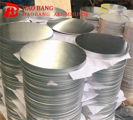 Permukaan Tinggi 1050/3003 Alloy Aluminium Disc H12 Temperature Deep Drawing Crack Resistant Custom Diameter untuk Stamping Industri