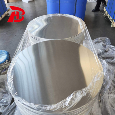 Permukaan halus Akhir Aluminium Disk Potong Ke Ukuran Diameter 100mm-1200mm wajar