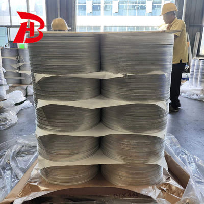 Lingkaran Aluminium 1050 1060 H12 Temper Tahan Retak untuk Peralatan Masak Panci dan Wajan