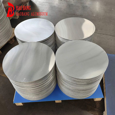 Custom Size Aluminum Circle 0.3-6mm Thickness 100-1000mm Diameter CC DC Material 1050 1060 3003 Alloy Crack Resistant Deep Drawing for Cookware and Lamp Cover Stamping