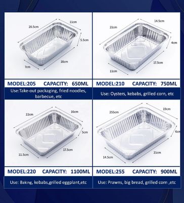 Cocok untuk makanan kelas aluminium kotak makan siang di industri katering, layanan khusus, dengan lebih dari sepuluh tahun dukungan pabrik profesional