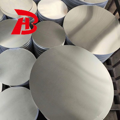 Cakram Aluminium Kerataan Tinggi Permukaan Halus Paduan 1050 1060 3003, Tebal 0,3–6Mm, Kosong Aluminium Ukuran Khusus untuk Penutup Lampu & Pot